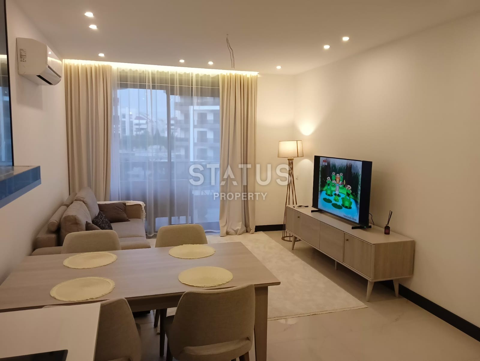 Двухкомнатная квартира в прекрасном комплексе в Оба, 50м2 фото 15