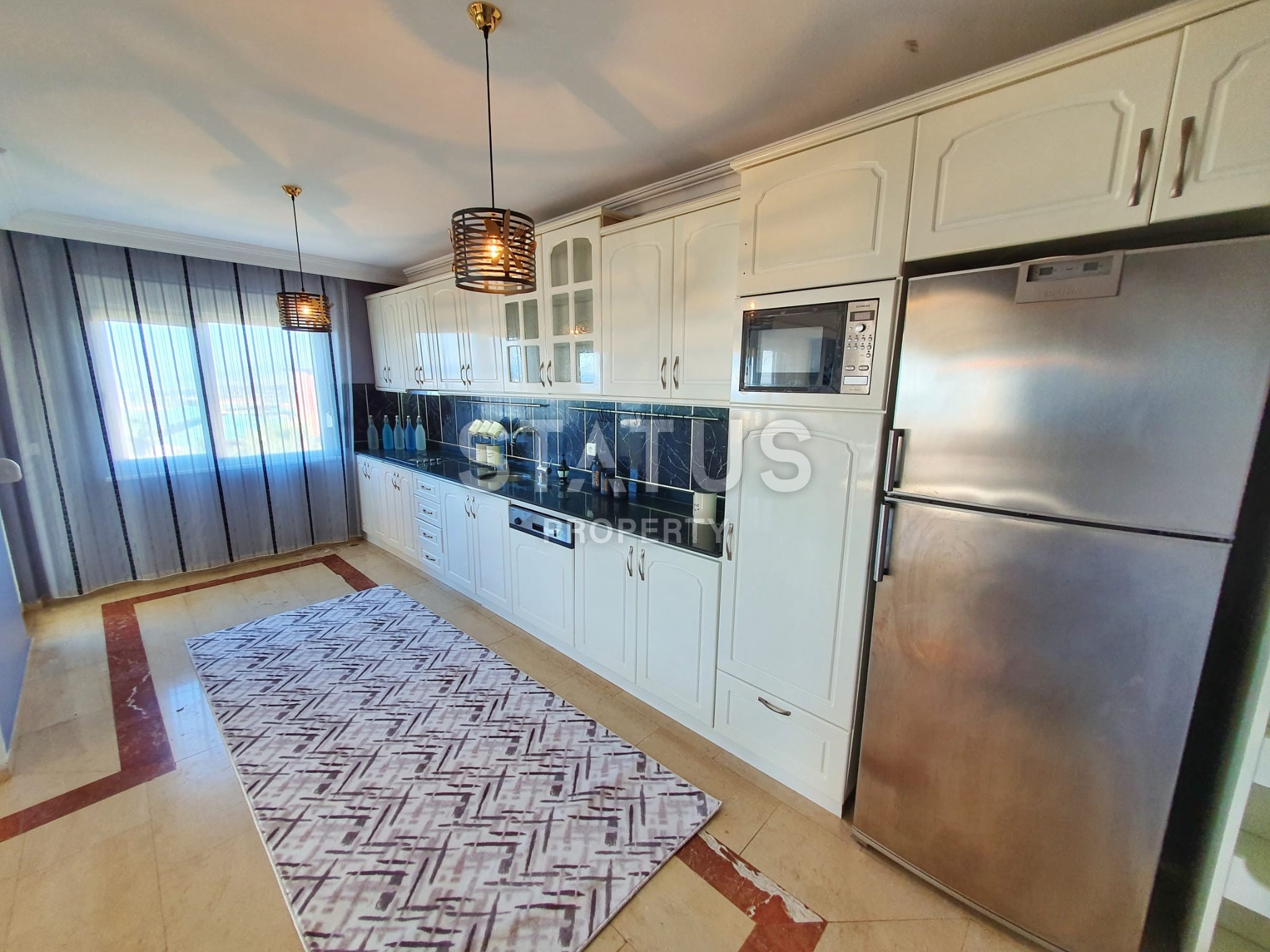 Уютная квартира 3+1 с видом на море и горы в Махмутларе, 180 м2 фото 16