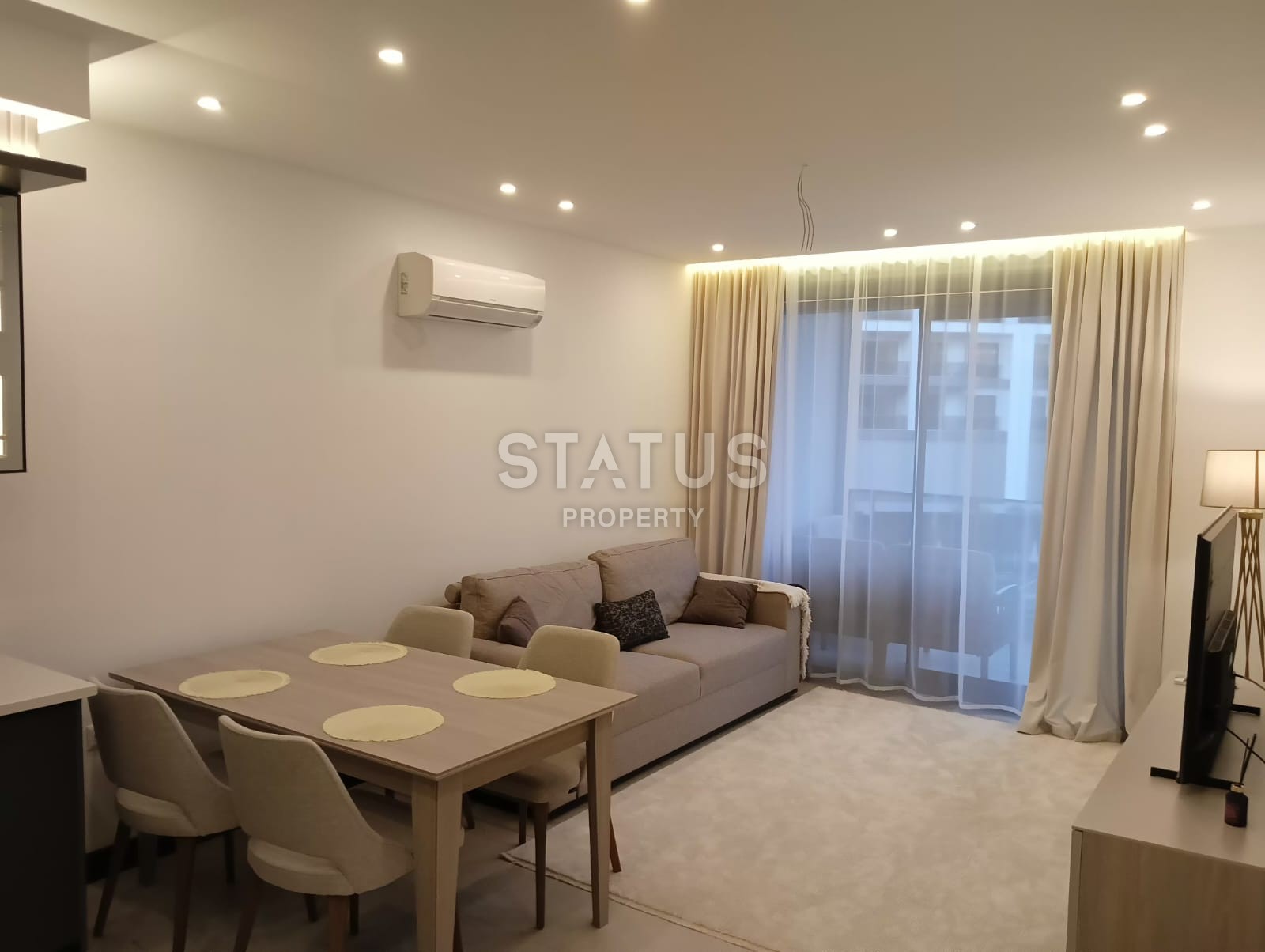 Двухкомнатная квартира в прекрасном комплексе в Оба, 50м2 фото 16