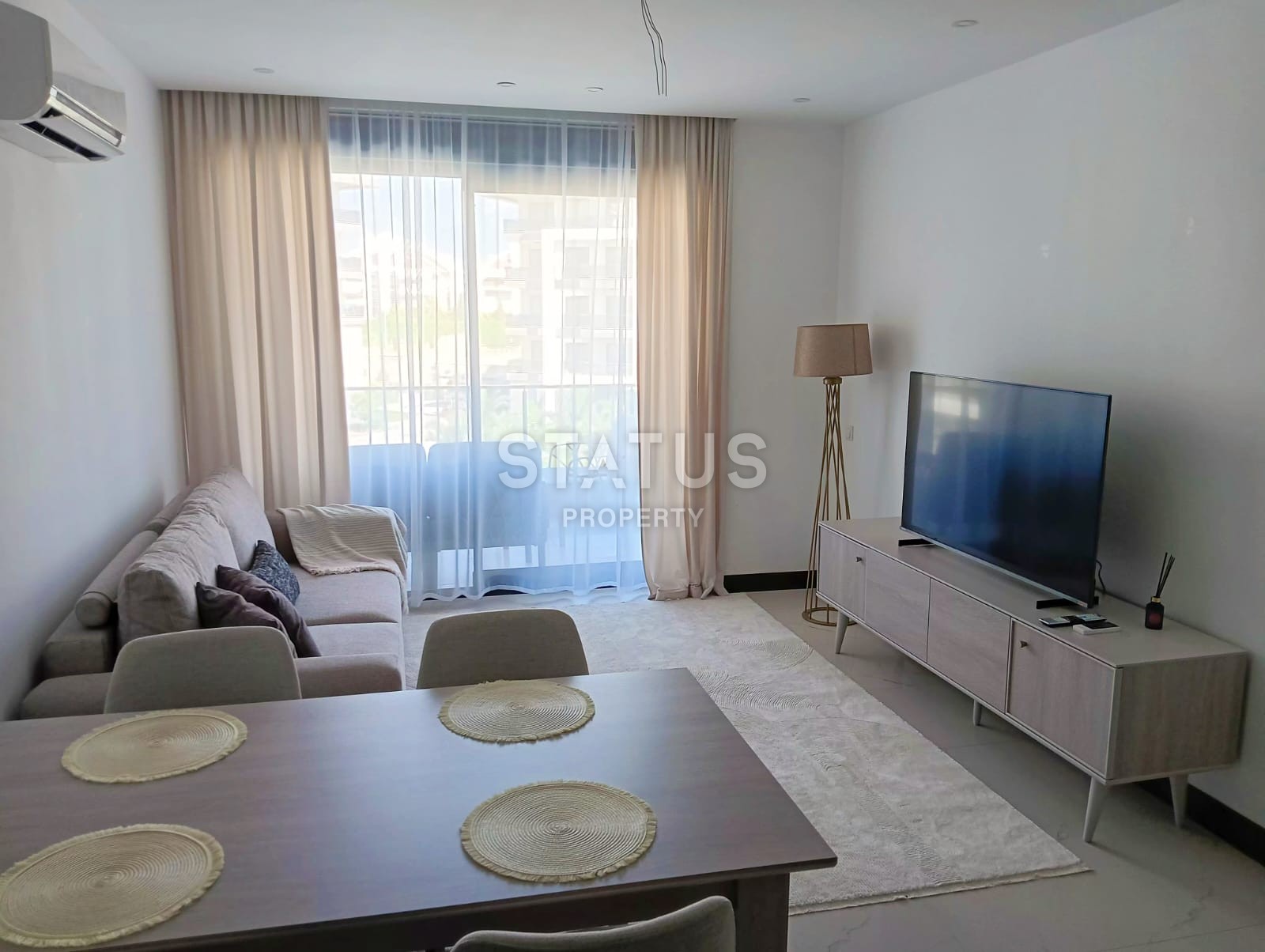 Двухкомнатная квартира в прекрасном комплексе в Оба, 50м2 фото 18