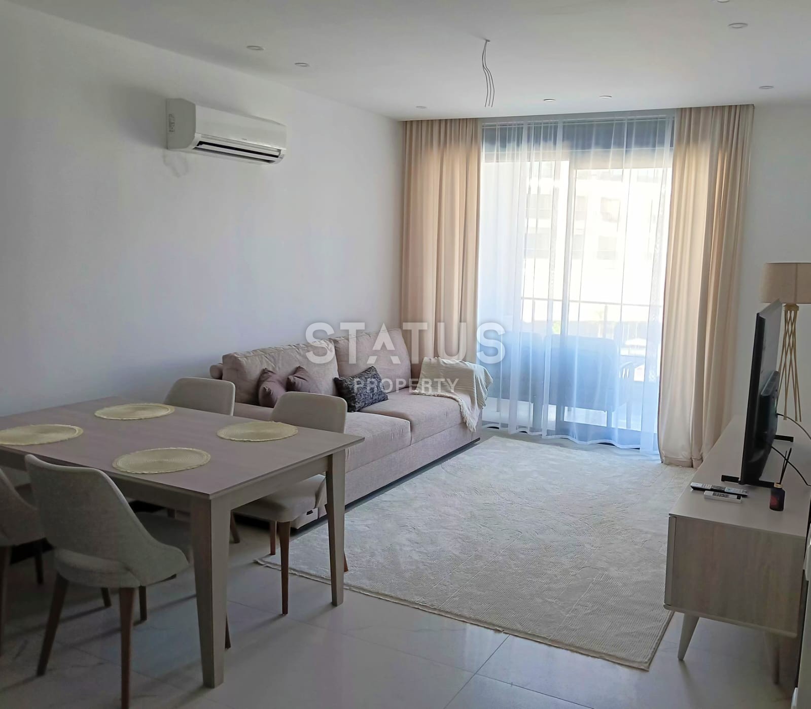 Двухкомнатная квартира в прекрасном комплексе в Оба, 50м2 фото 19