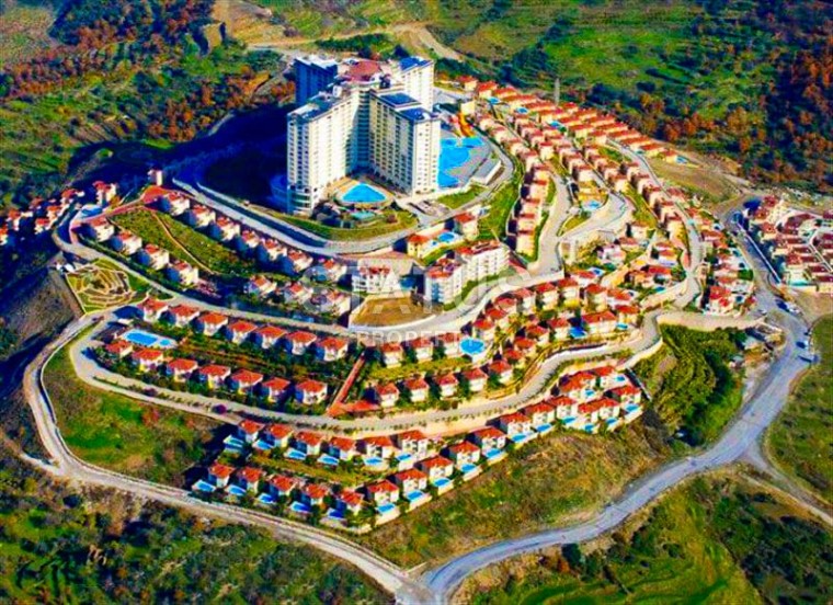 Вилла 3+1 с видом на море в Каргыджак с аквапарком , 140 м2 фото 1