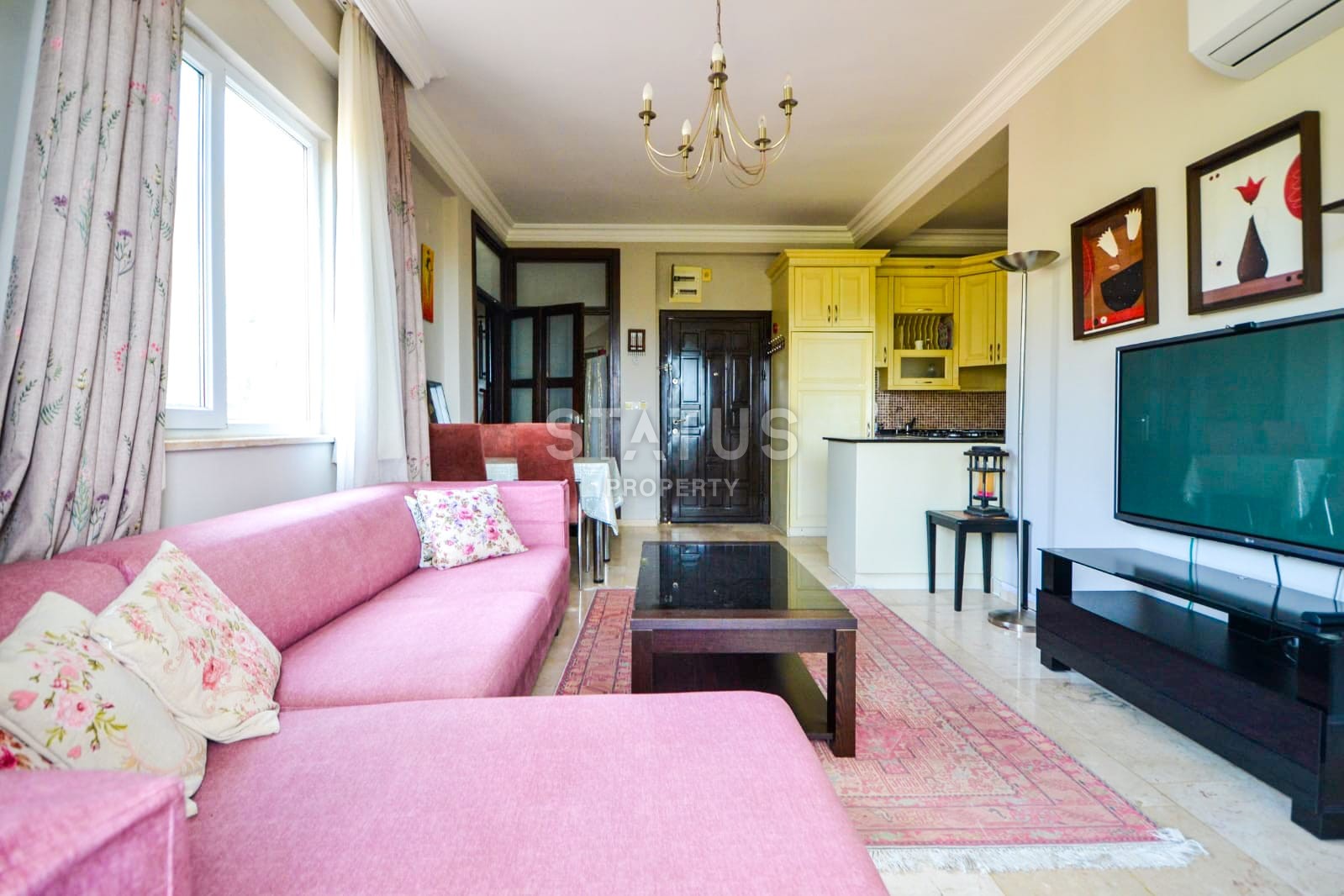 Villa 3+1 with sea view in Kargicak with aqua park, 140 m2 фото 14