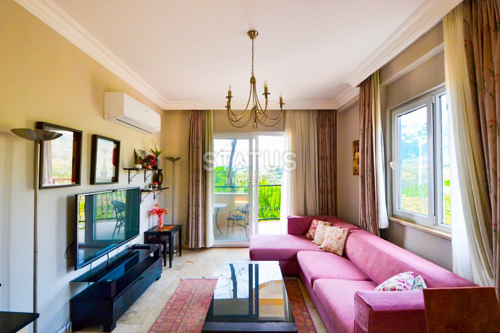 Villa 3+1 with sea view in Kargicak with aqua park, 140 m2 фото 15