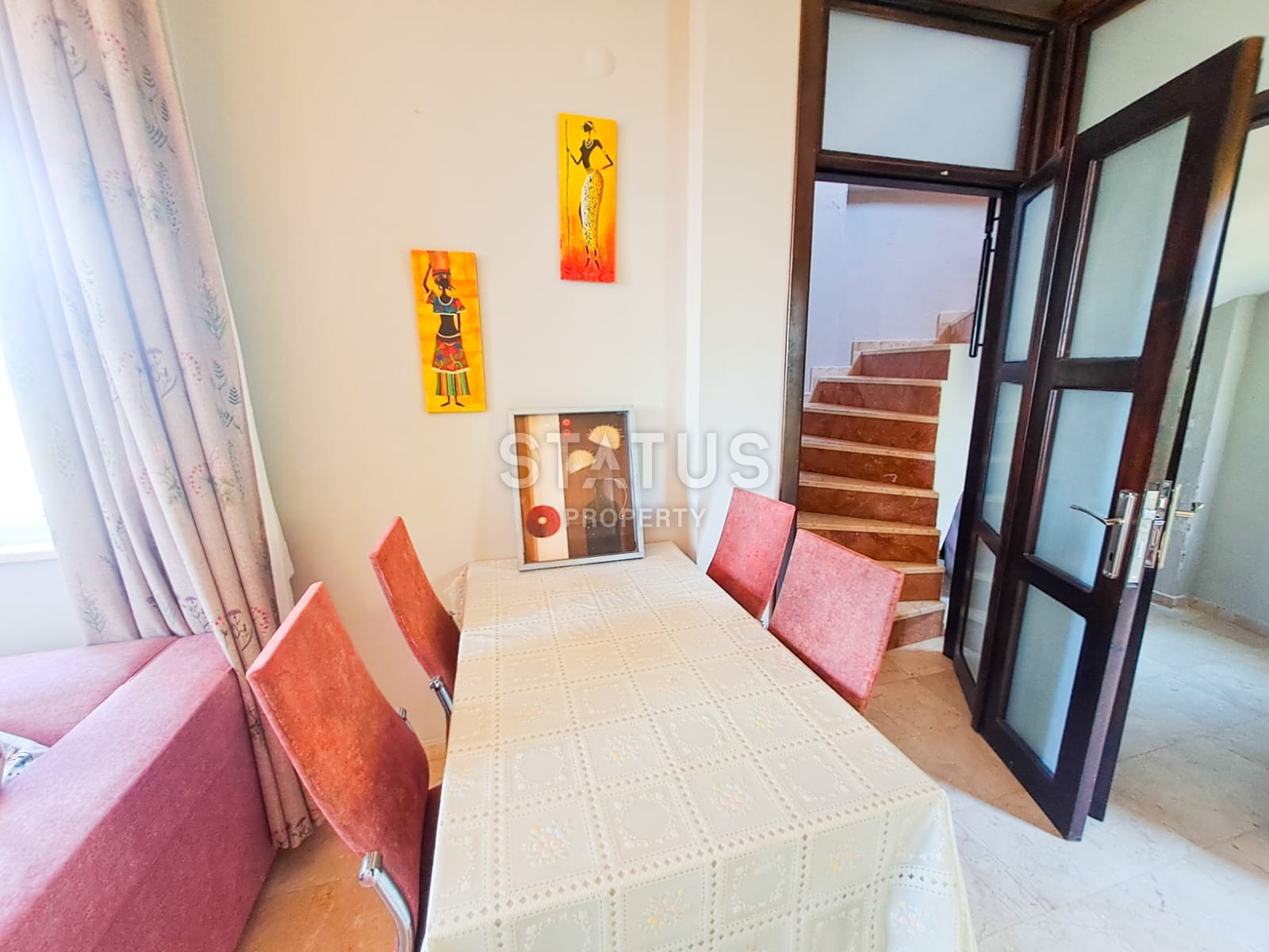 Villa 3+1 with sea view in Kargicak with aqua park, 140 m2 фото 17