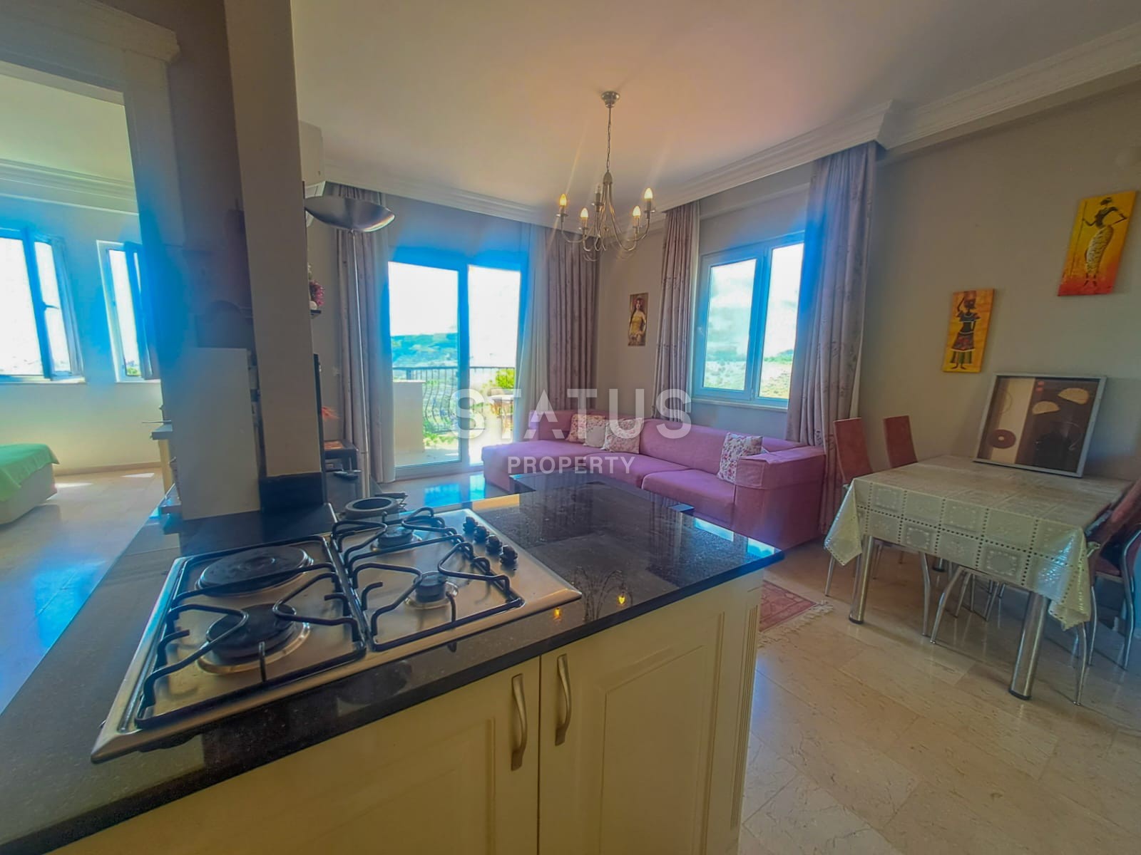 Villa 3+1 with sea view in Kargicak with aqua park, 140 m2 фото 18