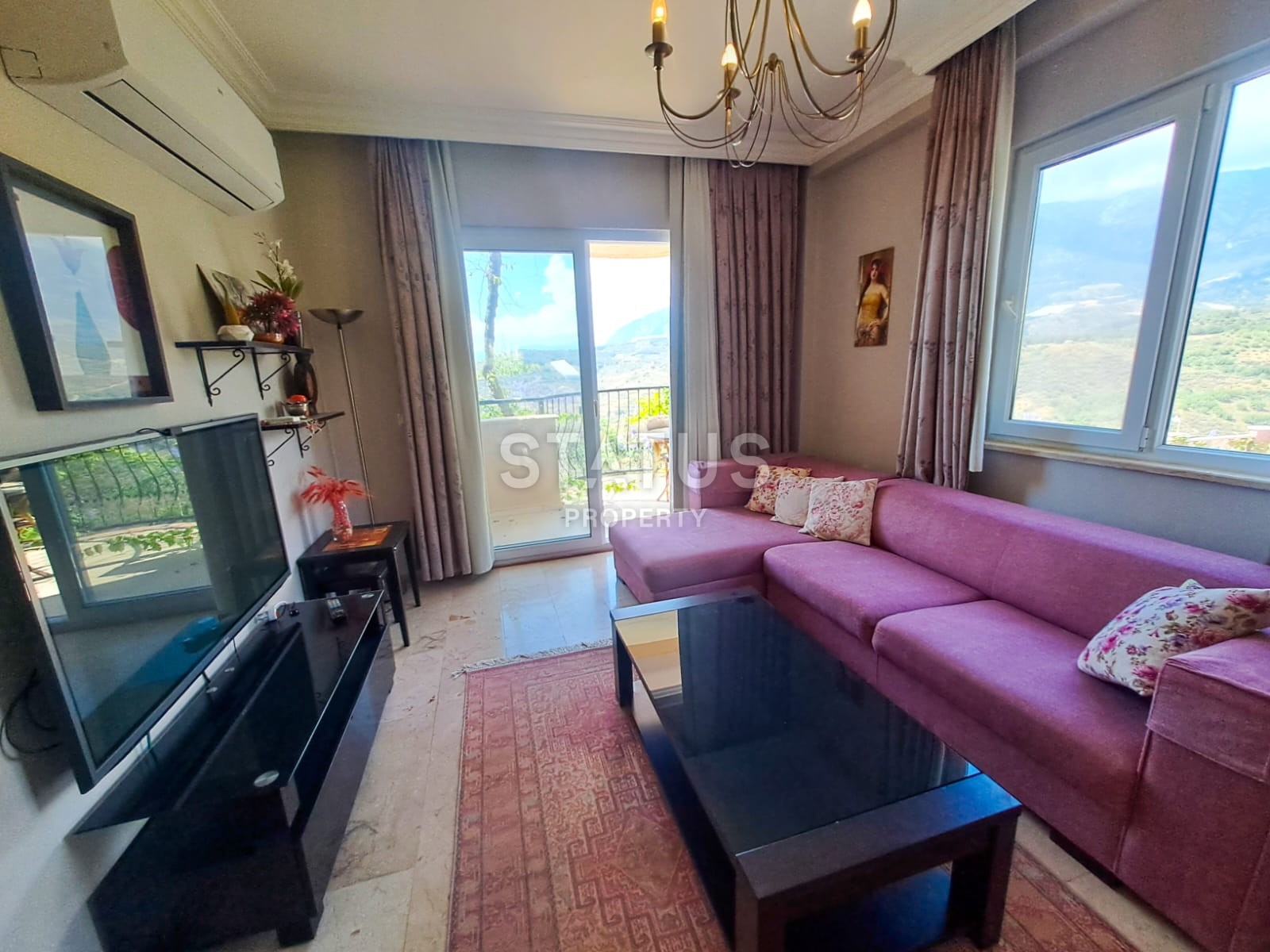 Villa 3+1 with sea view in Kargicak with aqua park, 140 m2 фото 21