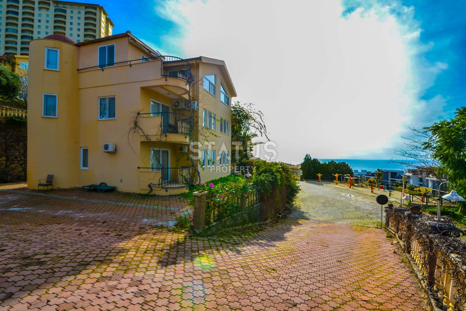 Villa 3+1 with sea view in Kargicak with aqua park, 140 m2 фото 47