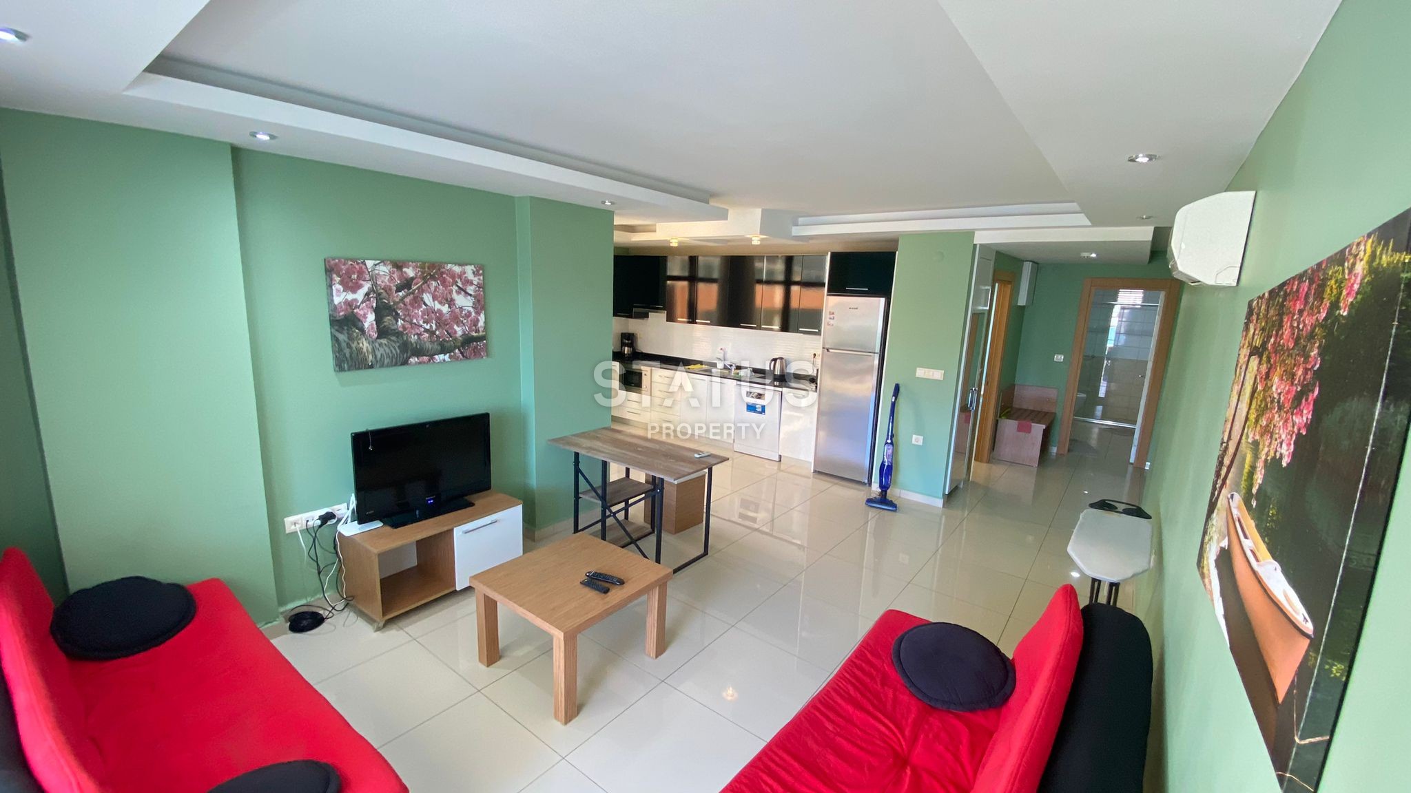 Apartment 1+1 with furniture in Cikcilli, 55 m2 фото 3