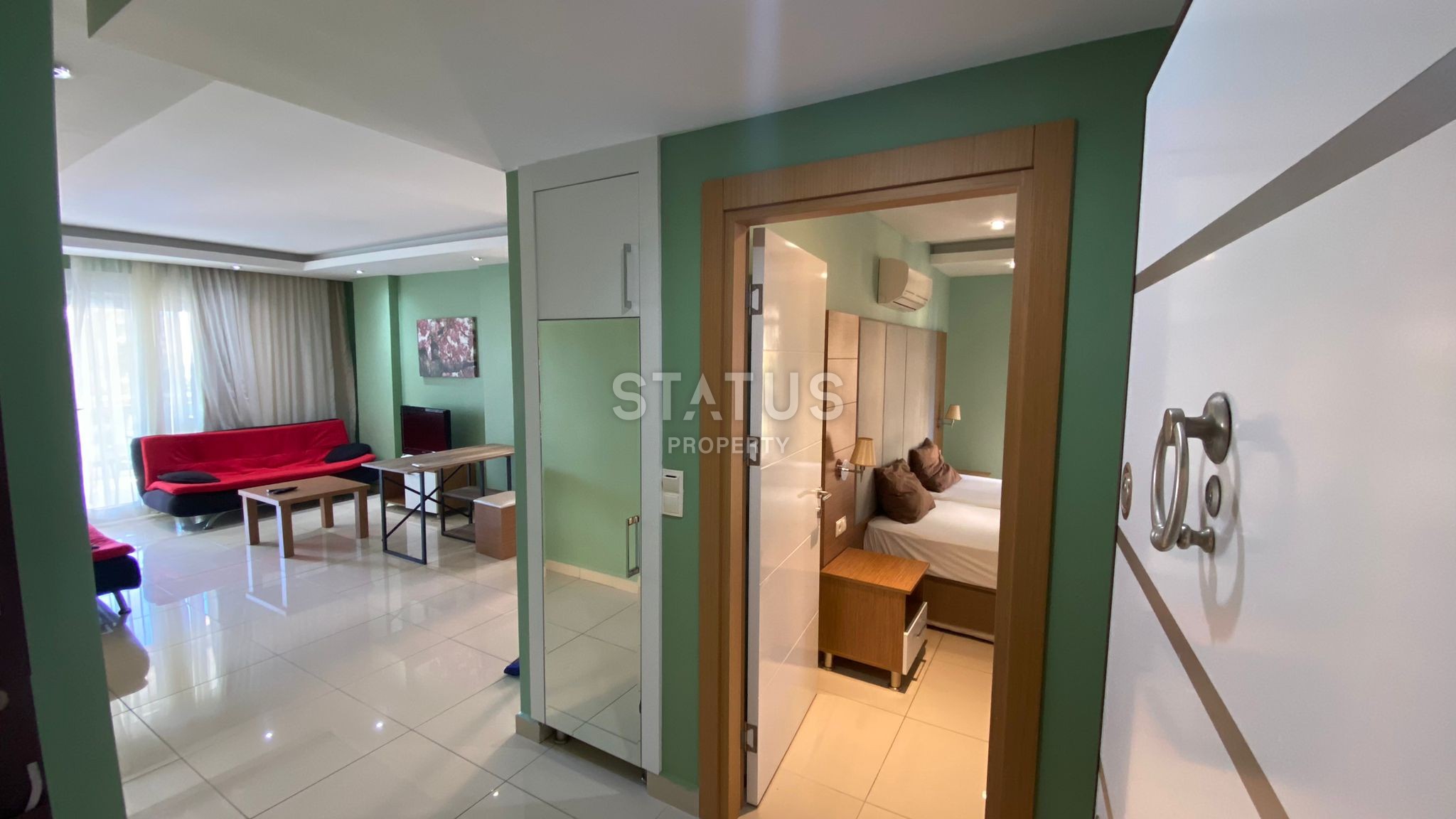 Apartment 1+1 with furniture in Cikcilli, 55 m2 фото 5