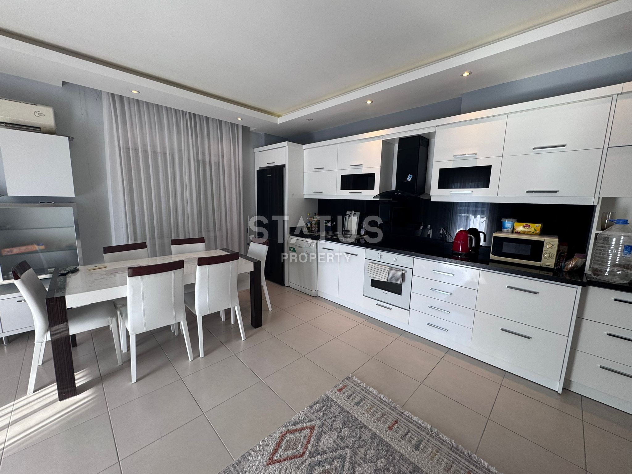 Трехкомнатная квартира с мебелью в центре Аланьи, 100 м2 фото 4