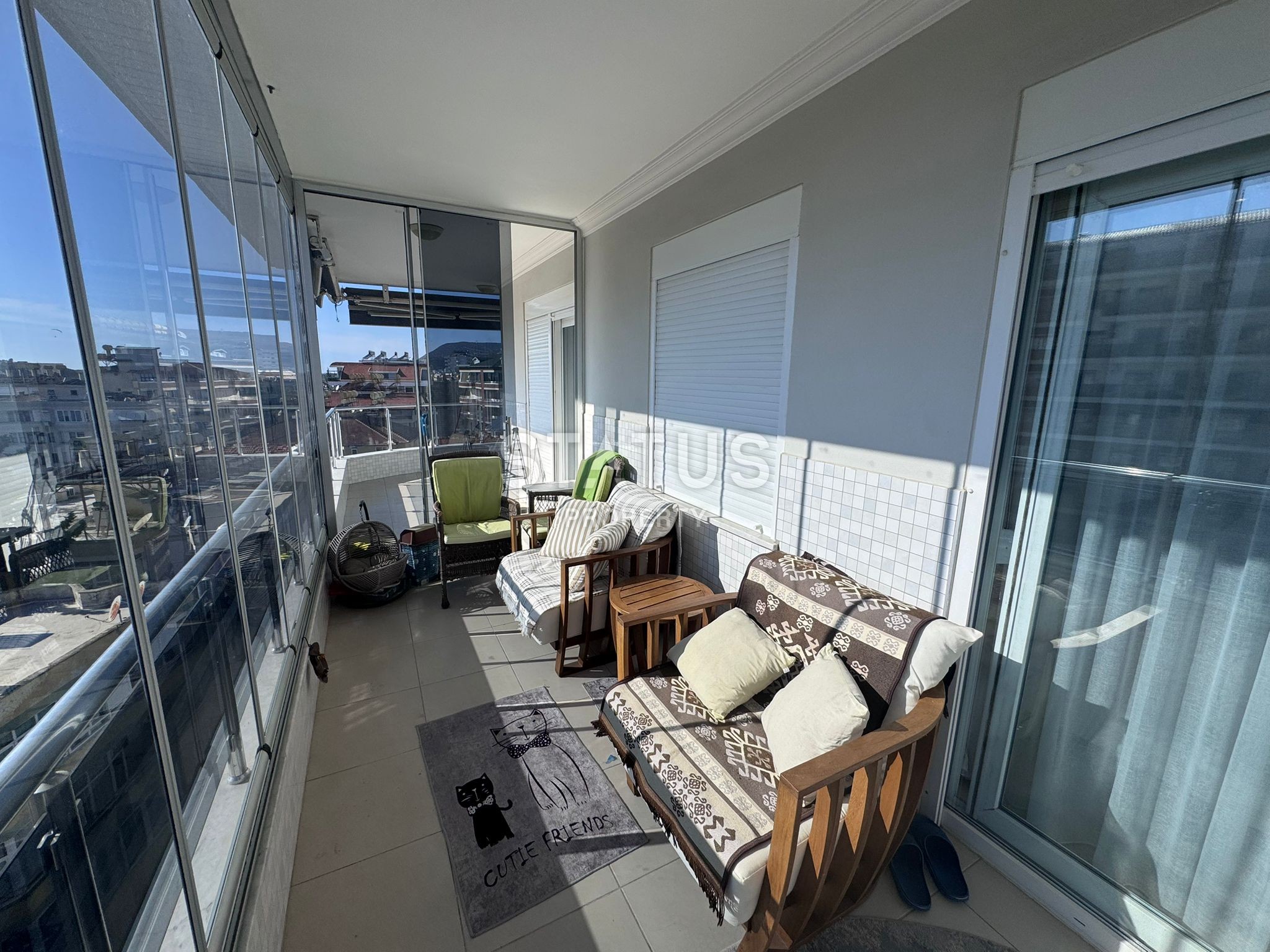 Трехкомнатная квартира с мебелью в центре Аланьи, 100 м2 фото 14