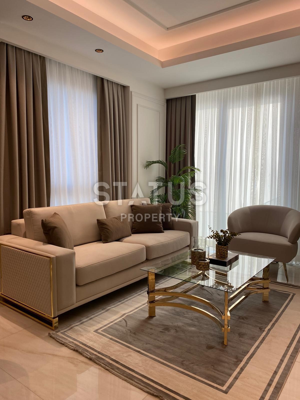 Luxurious three-room apartment in a complex with a water park, 85 m2 фото 6