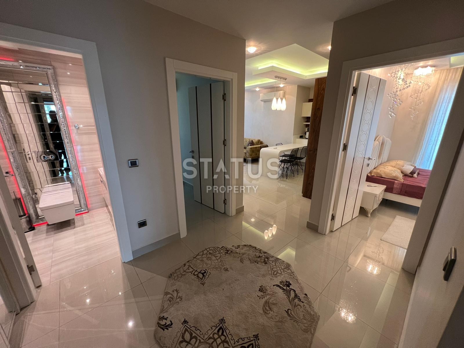 Трехкомнатная квартира в Махмутларе с видом на море, 125 м2 фото 12