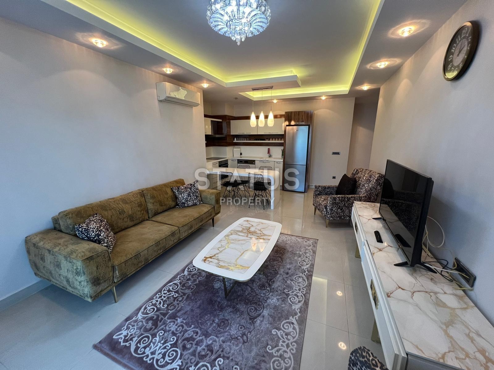 Трехкомнатная квартира в Махмутларе с видом на море, 125 м2 фото 20