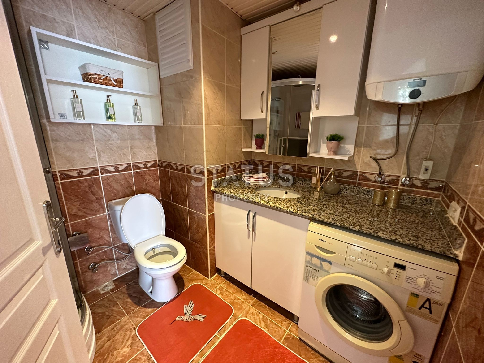 Двухкомнатная квартира с садом и новой мебелью в Тосмуре, 55 м2 фото 8