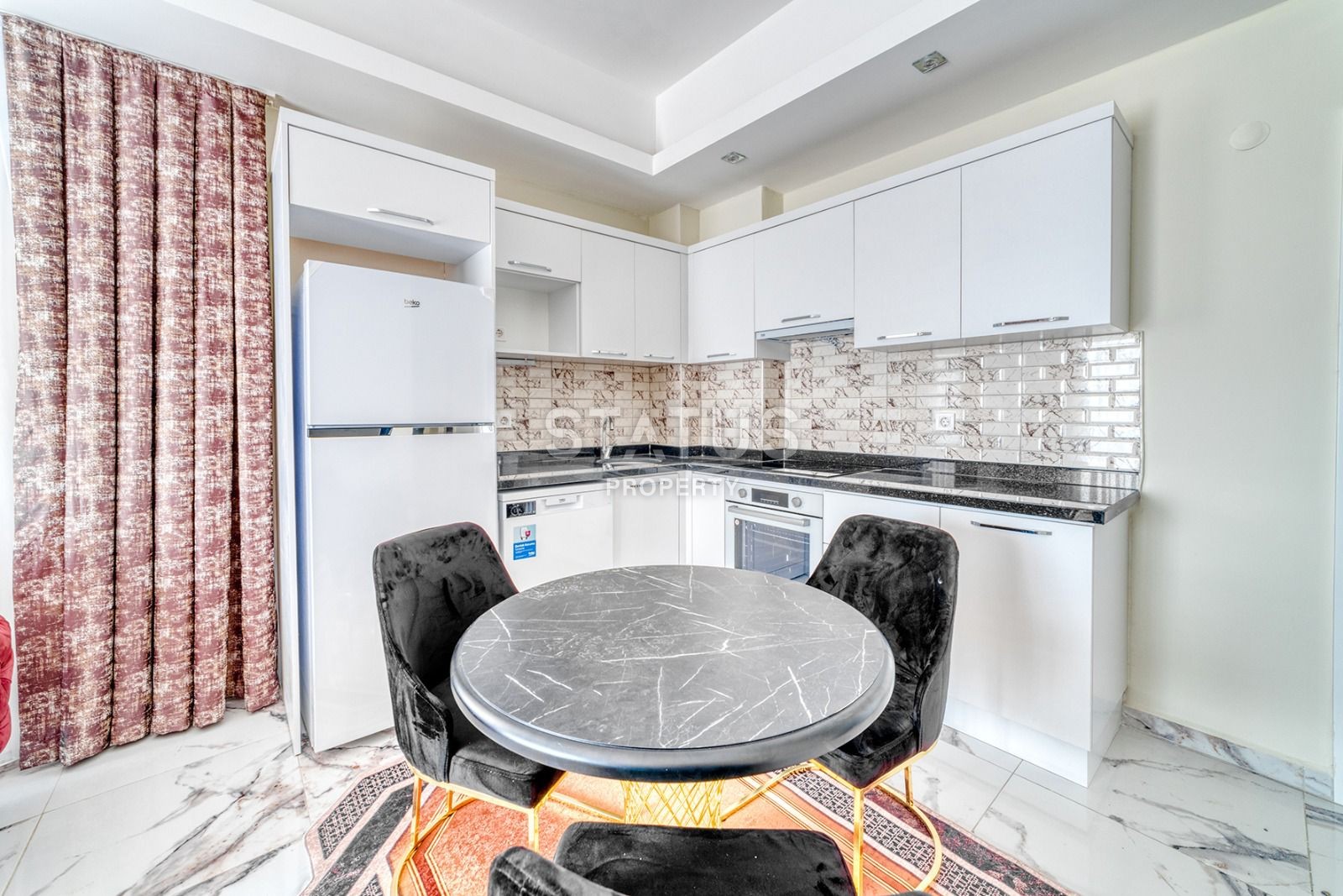 Новая квартира 1+1 с мебелью в Авсалларе, 55 м2 фото 9