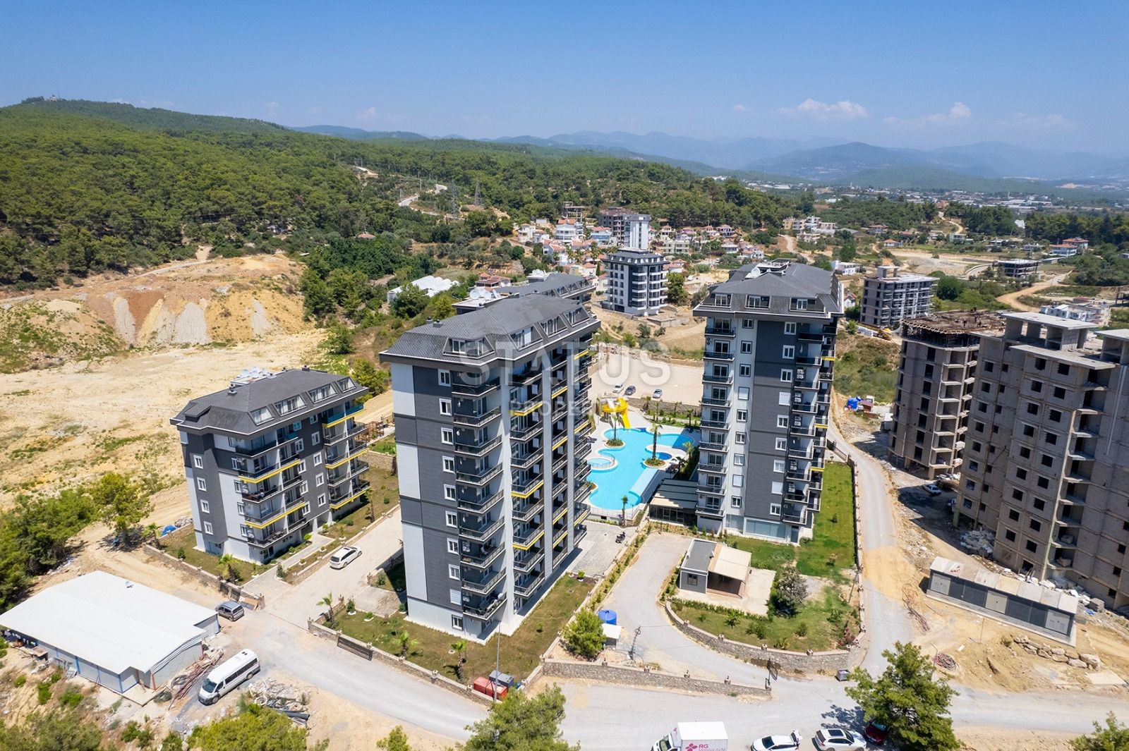 Новая квартира 1+1 с мебелью в Авсалларе, 55 м2 фото 17