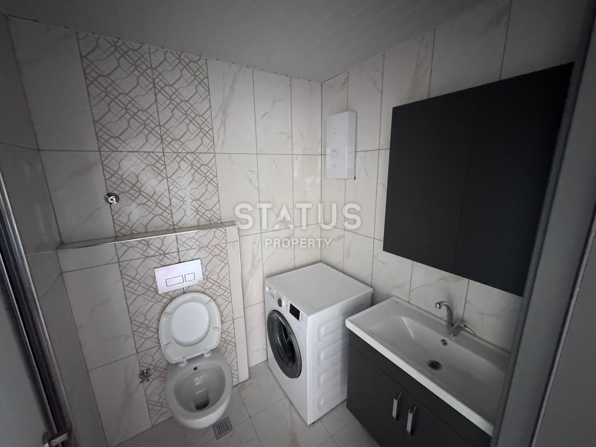 Квартира с прямым видом на море в Махмутларе, 55 м2 фото 6