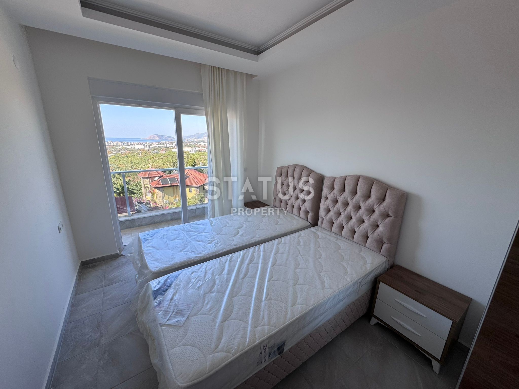 Квартира с прямым видом на море в Махмутларе, 55 м2 фото 8