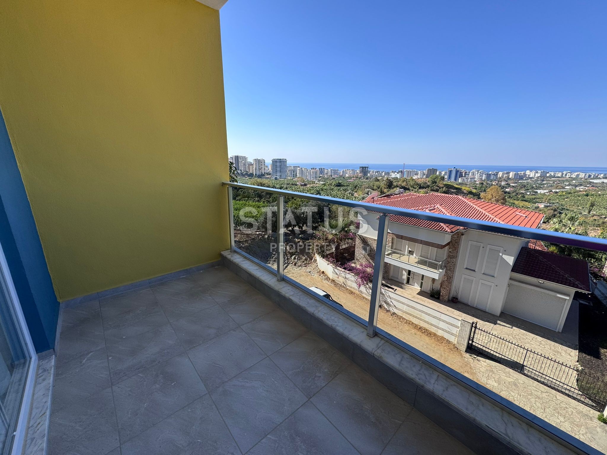 Квартира с прямым видом на море в Махмутларе, 55 м2 фото 14