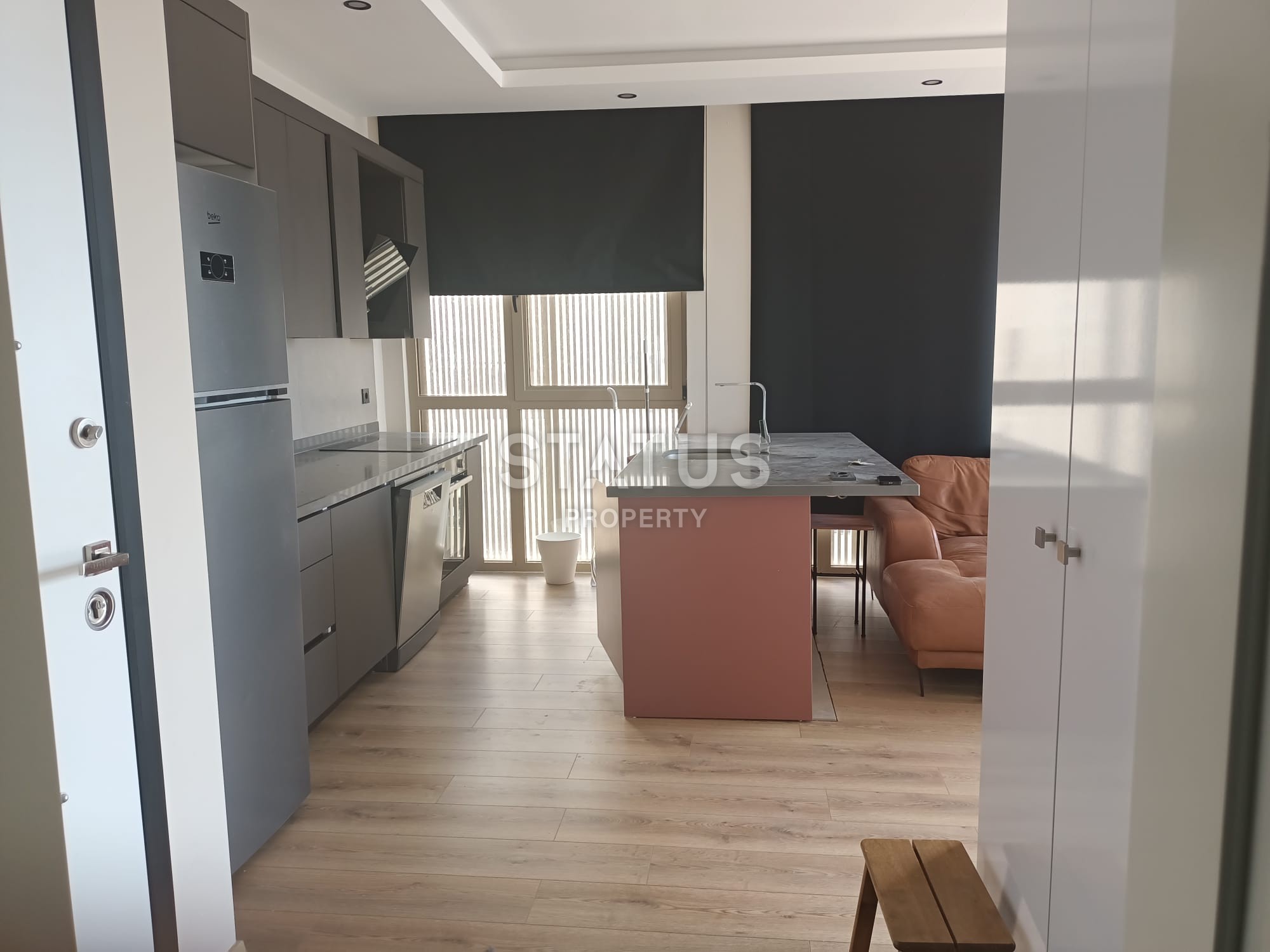 Уютная меблированная квартира 1+1 в Каргыджак  рядом с морем, 51 м2 фото 10