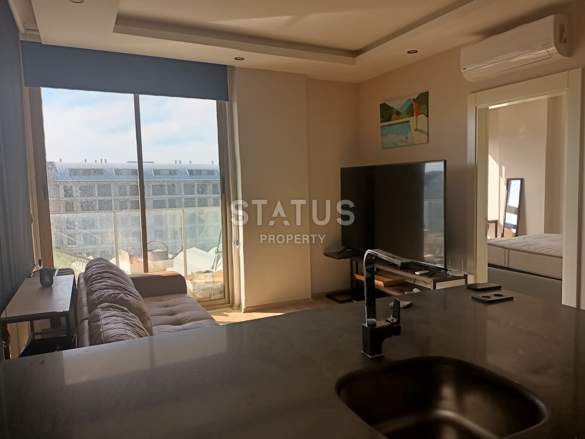 Уютная меблированная квартира 1+1 в Каргыджак  рядом с морем, 51 м2 фото 16