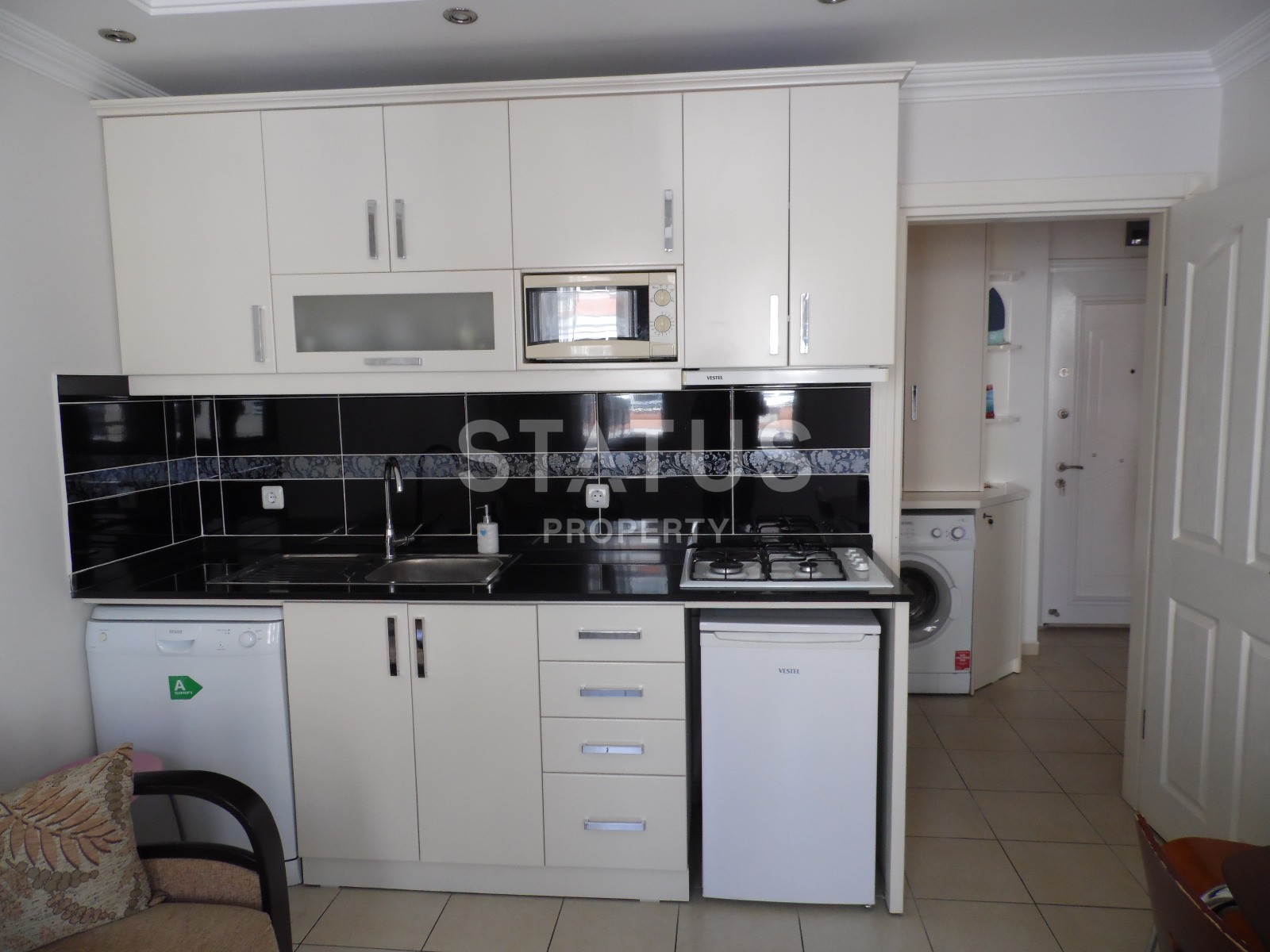 Двухкомнатная квартира с мебелью в центре Аланьи! 300 метров от пляжа Клеопатра! фото 4