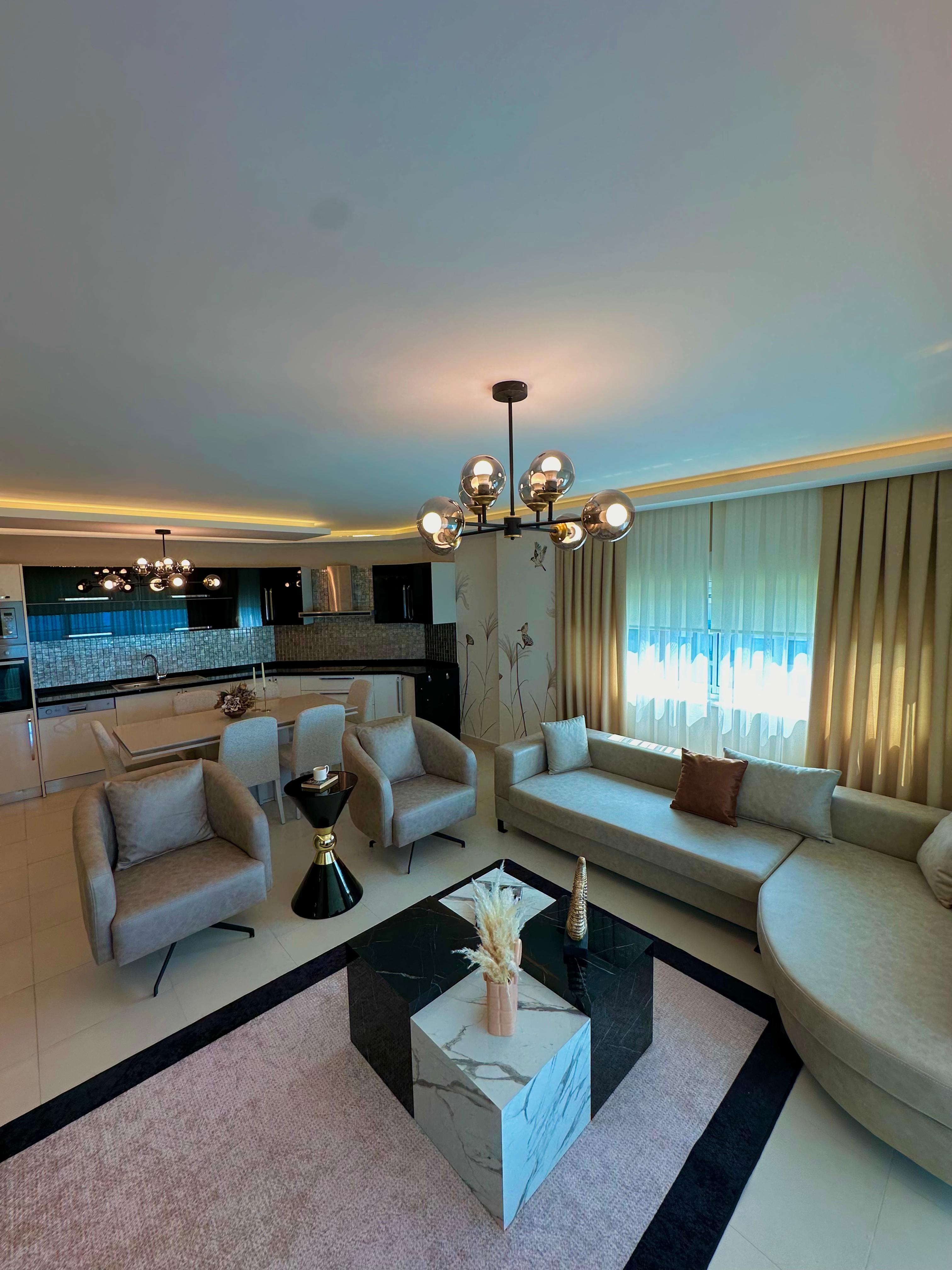 Видовая квартира 2+1 в отличном комплексе, 125 м2 фото 5