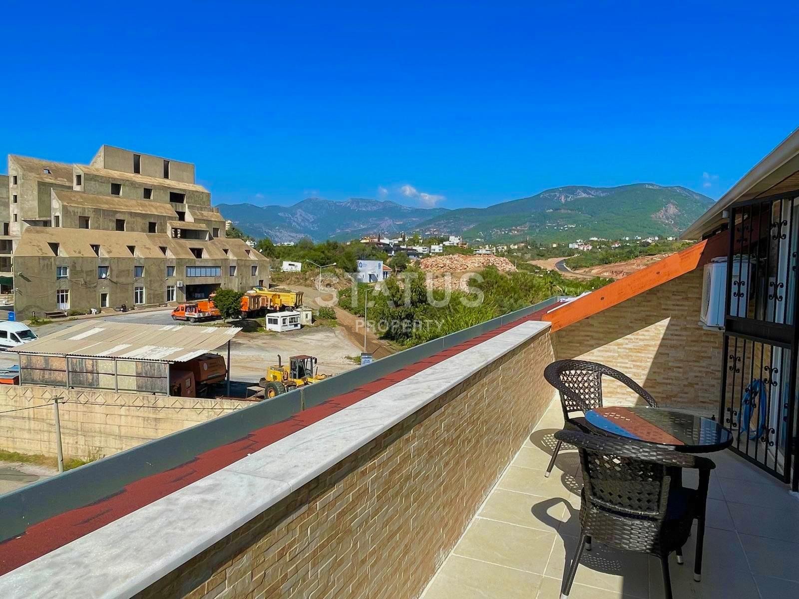 Penthouse with sea view in Kestel, 145 m2 фото 16