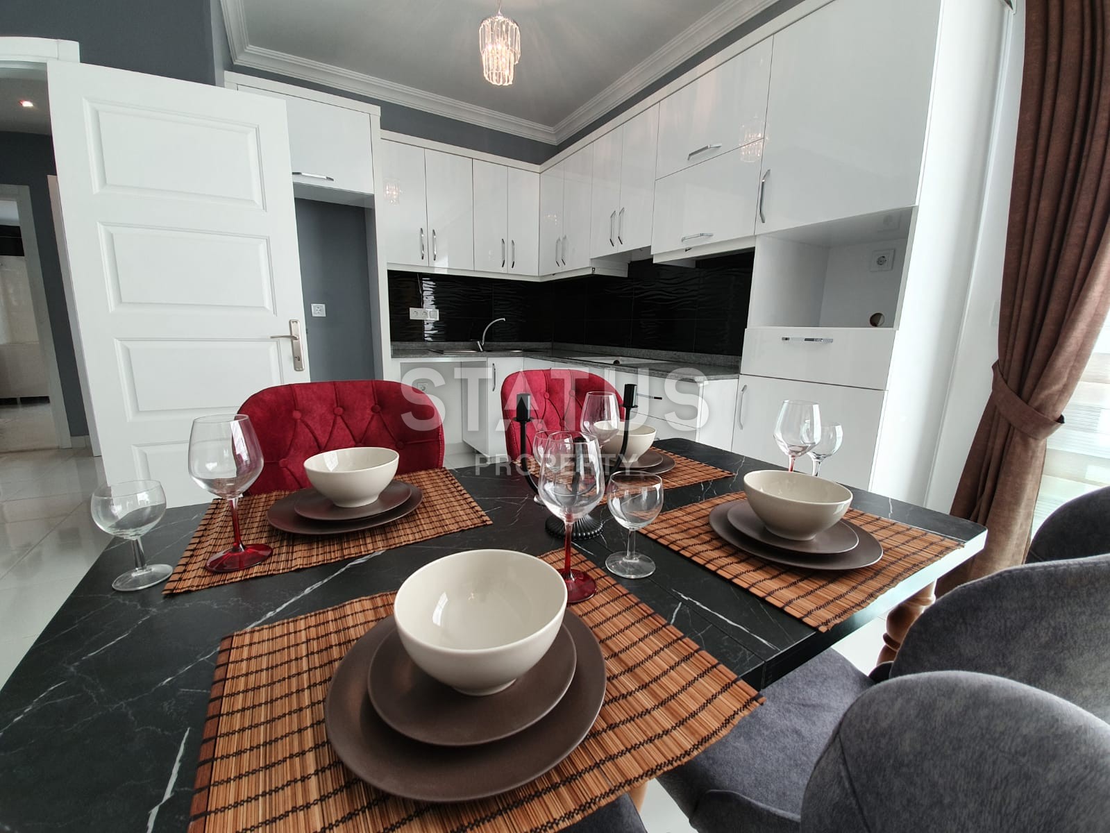 Шикарные апартаменты 2+1 в 130 метрах от моря в Махмутларе, 110 м2 фото 20