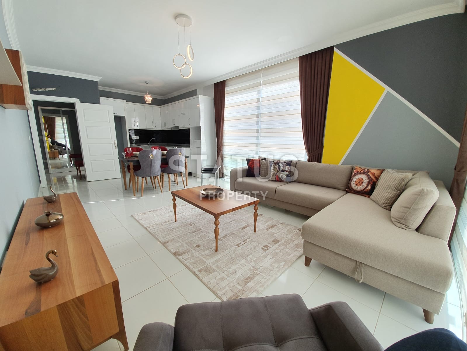 Шикарные апартаменты 2+1 в 130 метрах от моря в Махмутларе, 110 м2 фото 24