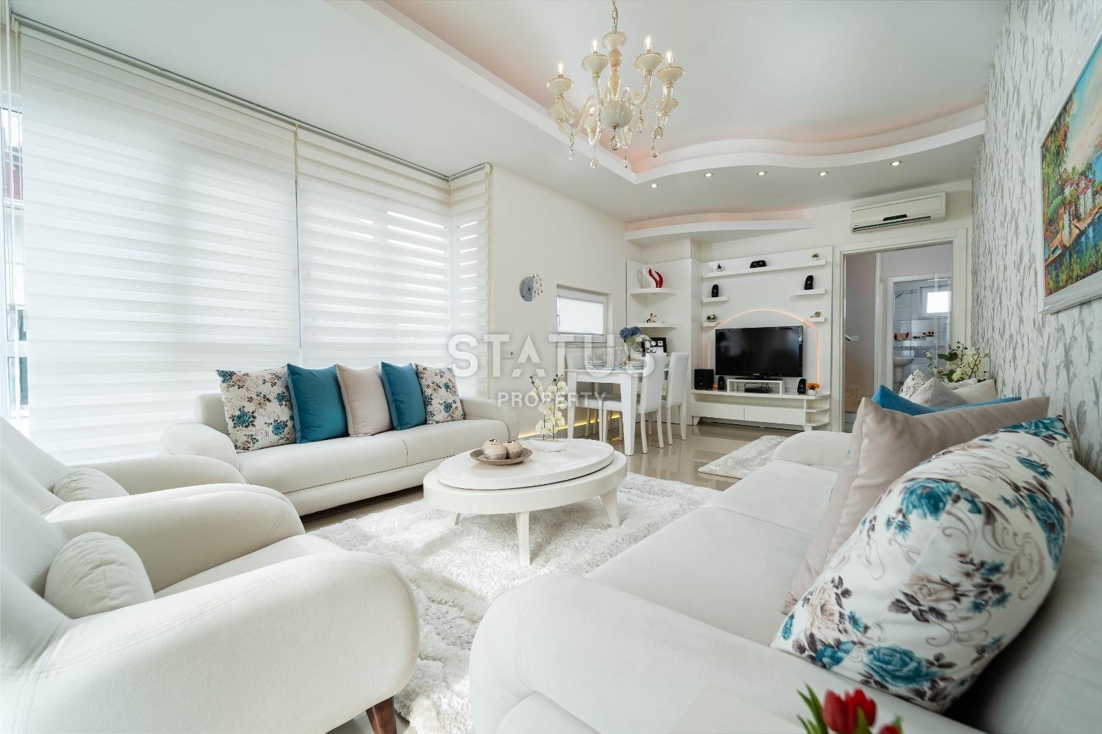 Penthouse 2+1 on the first coastline in Kestel, 135 m2 фото 12