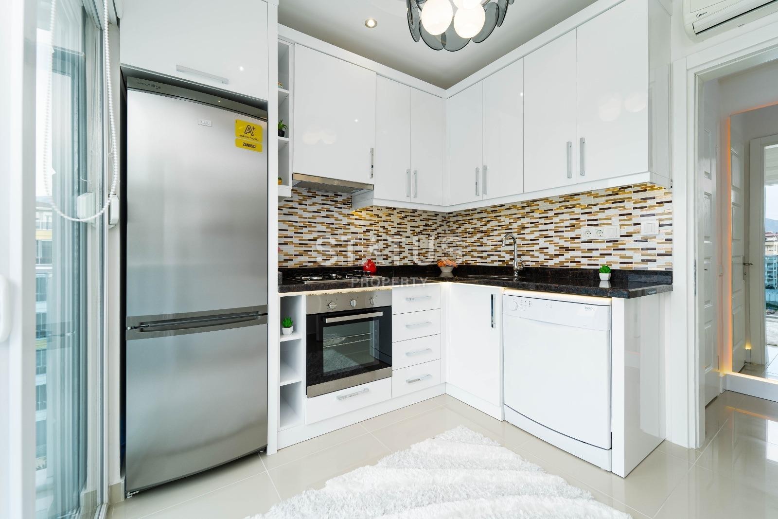 Penthouse 2+1 on the first coastline in Kestel, 135 m2 фото 14