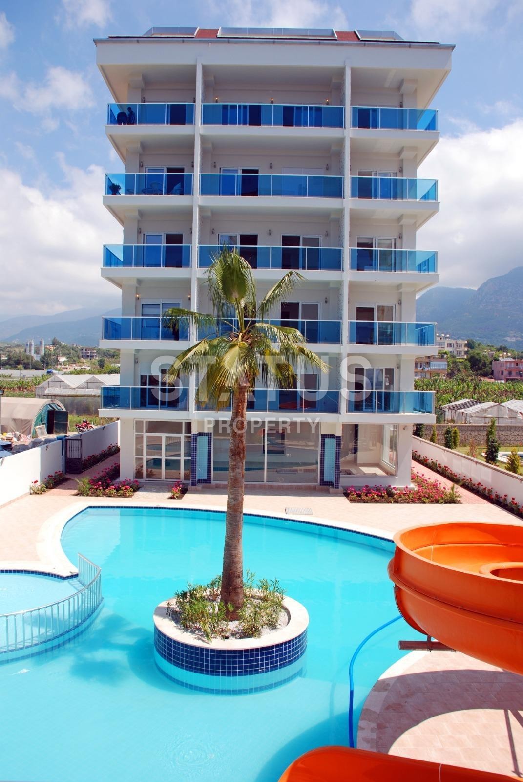 Penthouse 2+1 on the first coastline in Kestel, 135 m2 фото 20