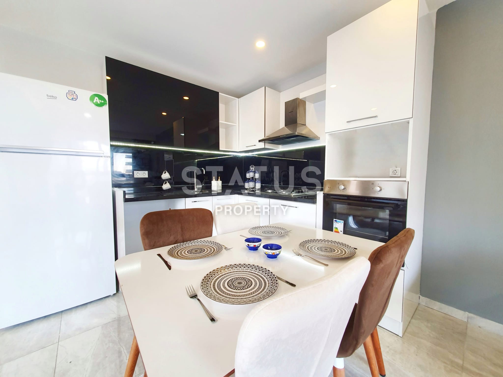 Новая меблированная квартира 1+1 в районе Махмутлар, 70 м2 фото 4