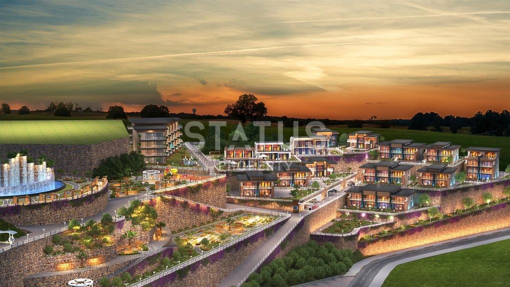 Комплекс вилл с видом на море в Алании, Конаклы, недорого, 155-320 кв.м. фото 9