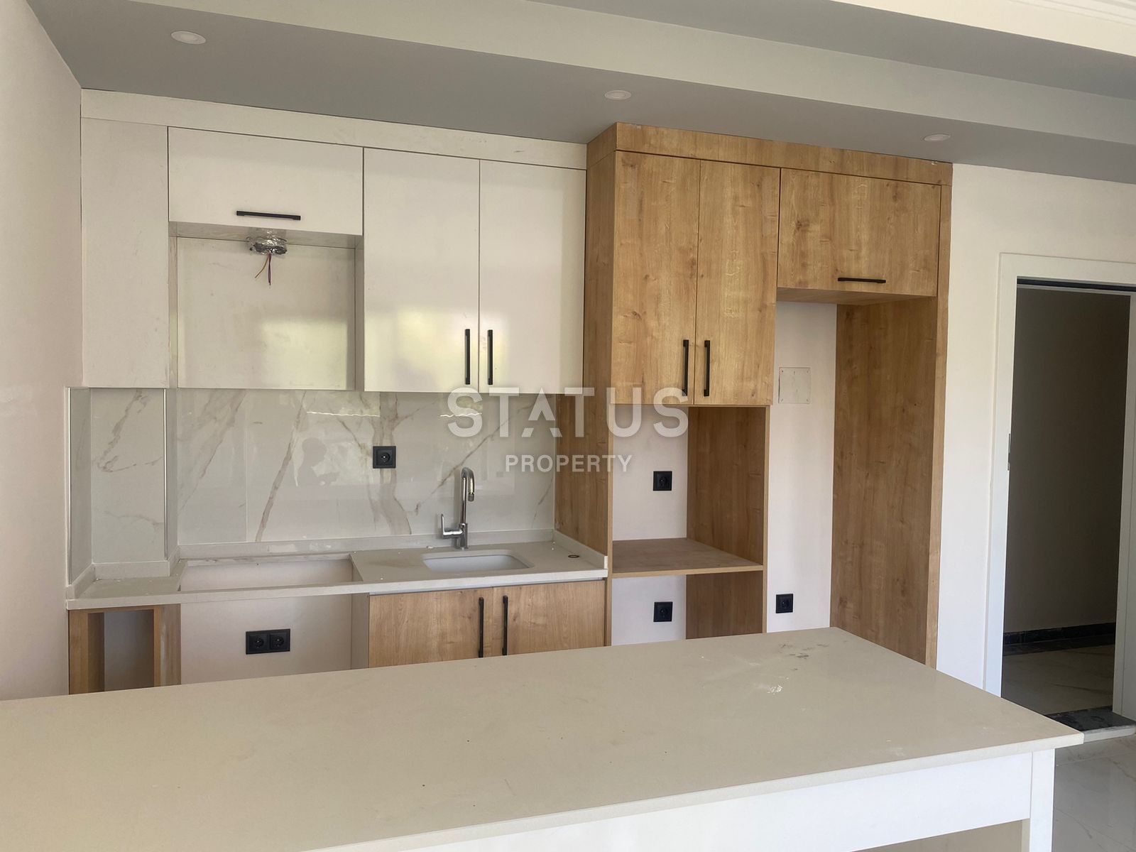 Двухкомнатная квартира в Авсалларе, с видом на лес. 46 м2 фото 4