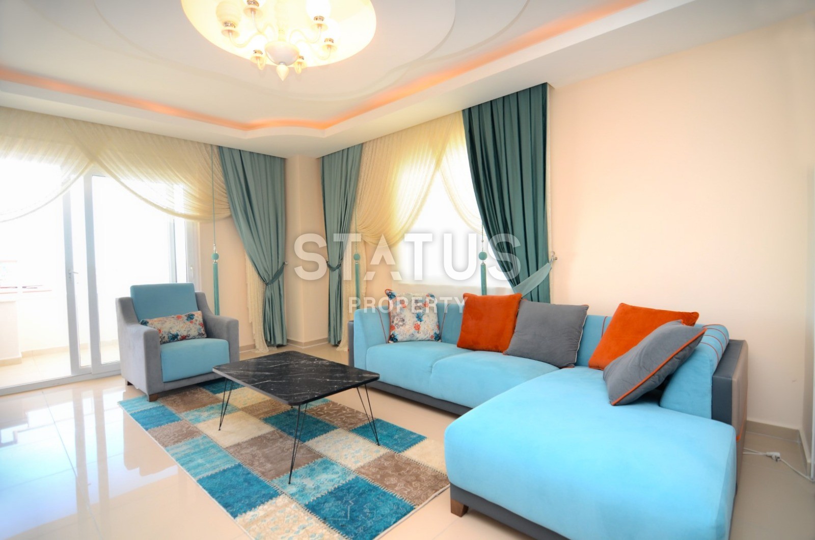 Двухуровневые апартаменты с видом на море и горы в Махмутларе, 160 м2 фото 6