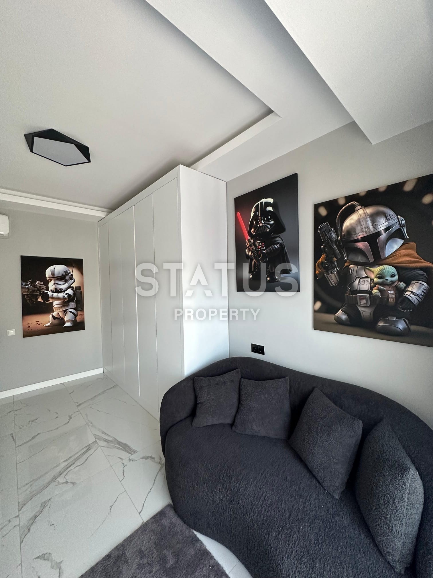 Уютная квартира 4+1 с дизайнерским ремонтом! До моря 400 метров! фото 17