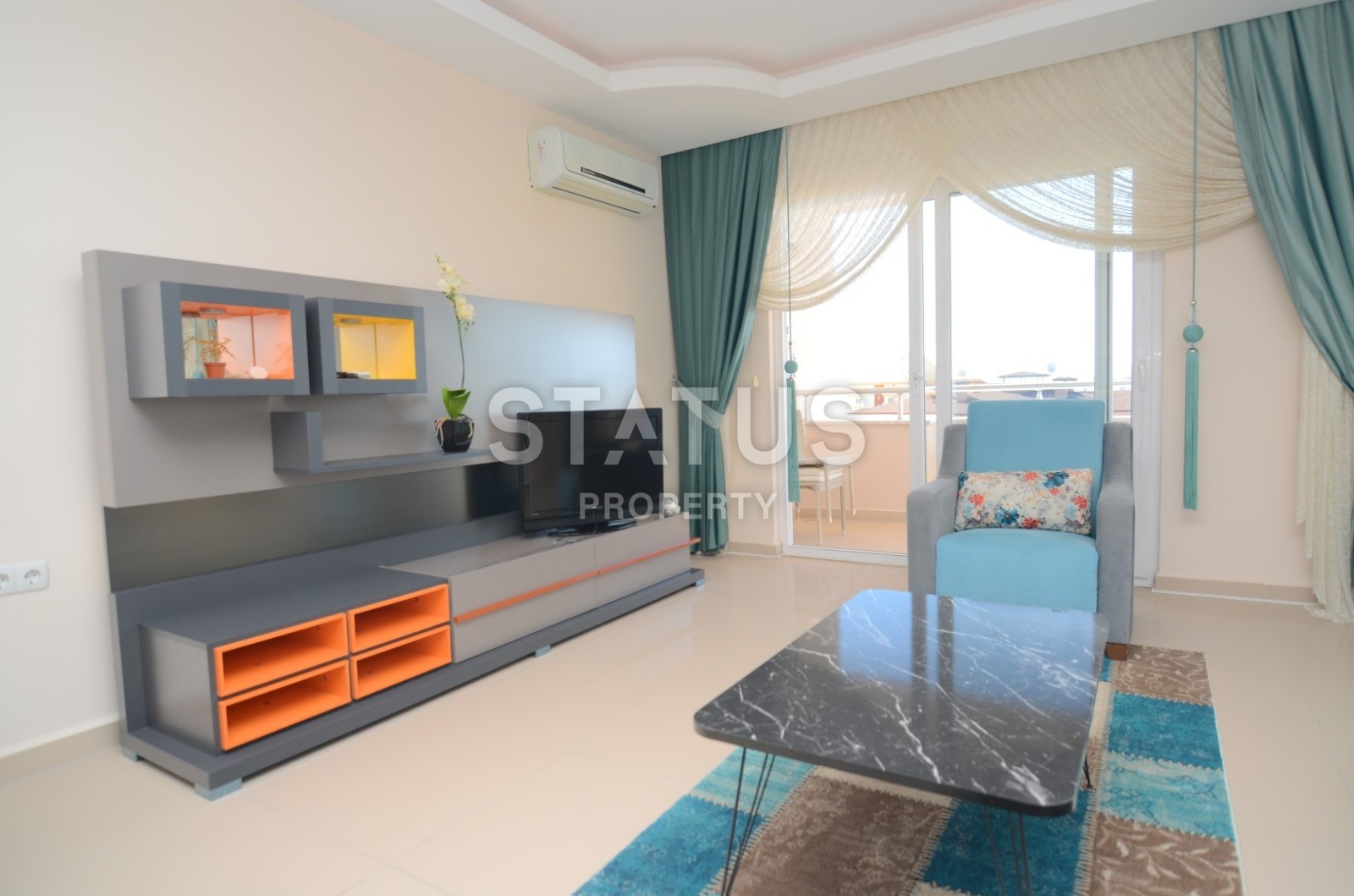 Двухуровневые апартаменты с видом на море и горы в Махмутларе, 160 м2 фото 8