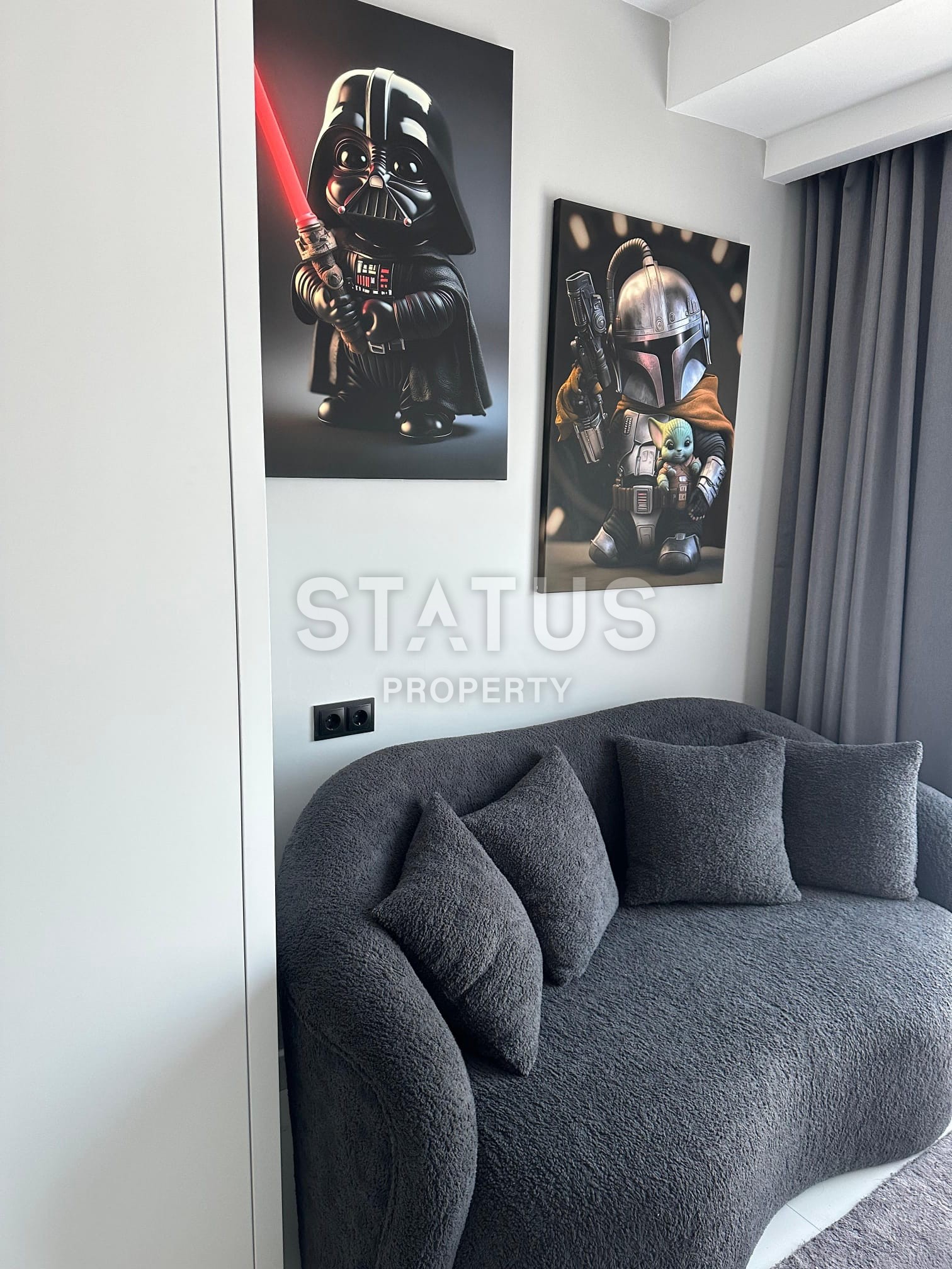 Уютная квартира 4+1 с дизайнерским ремонтом! До моря 400 метров! фото 39