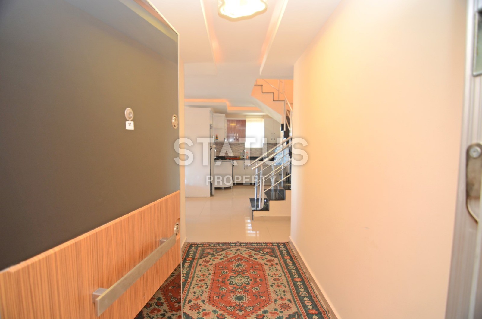 Двухуровневые апартаменты с видом на море и горы в Махмутларе, 160 м2 фото 9