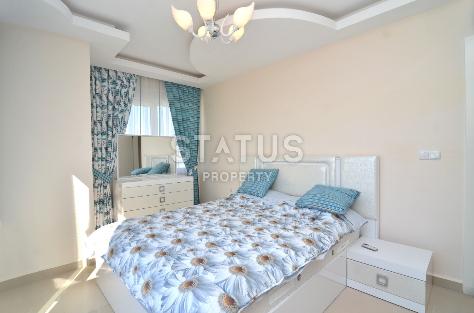 Двухуровневые апартаменты с видом на море и горы в Махмутларе, 160 м2 фото 13