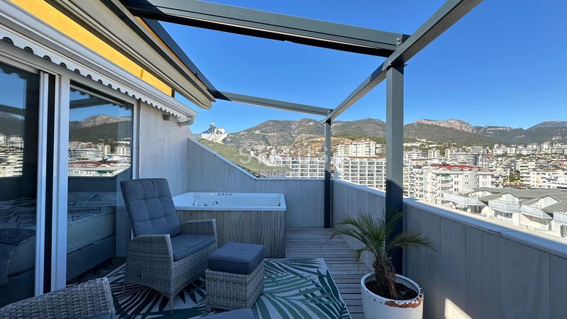 Пентхаус 5+1 с видом на море, горы и крепость Кале, 260 м2 фото 13