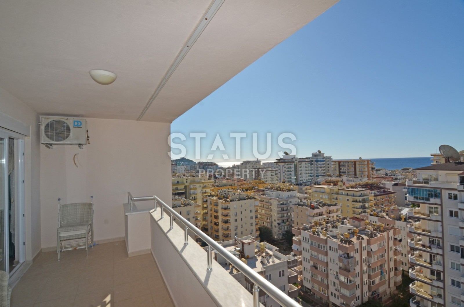 Двухуровневые апартаменты с видом на море и горы в Махмутларе, 160 м2 фото 21