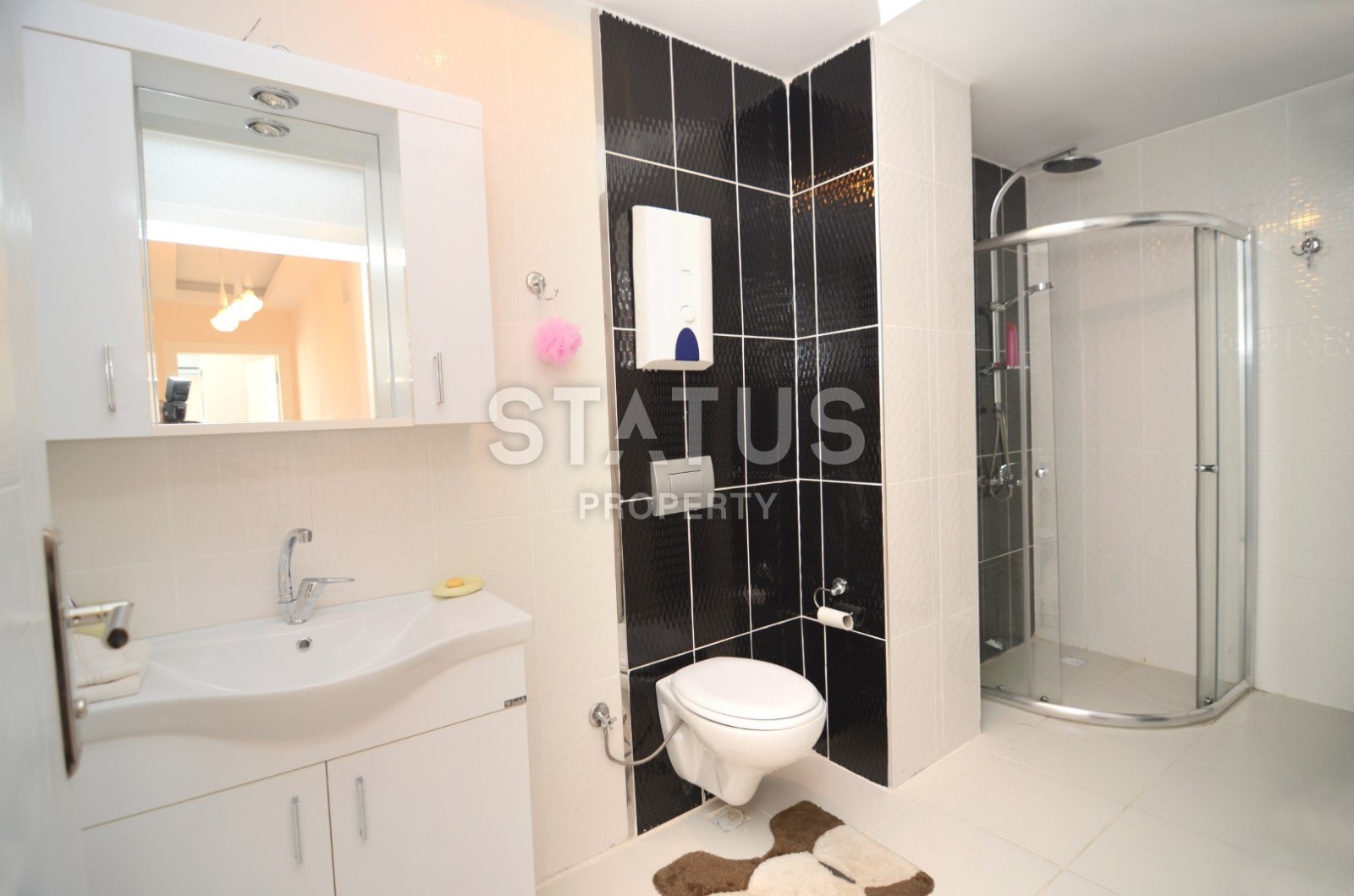 Двухуровневые апартаменты с видом на море и горы в Махмутларе, 160 м2 фото 24