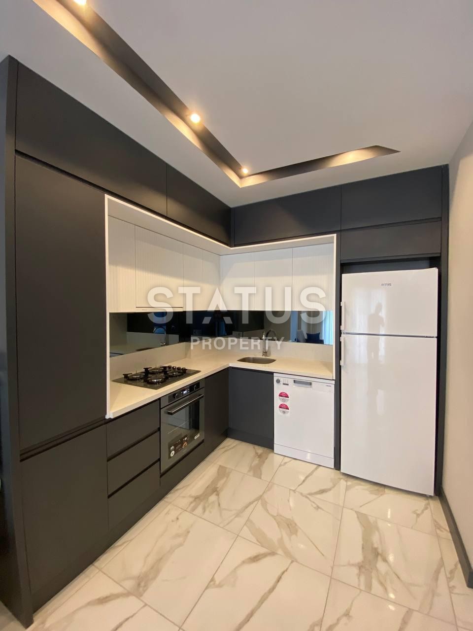 Новая квартира 1+1 с мебелью в Махмутларе, 50 м2 фото 2