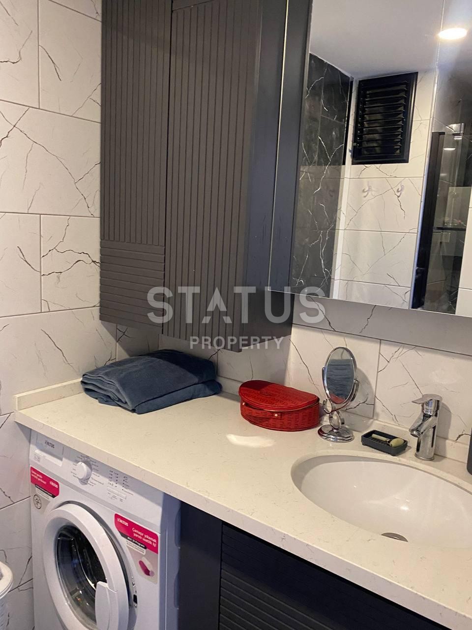 Новая квартира 1+1 с мебелью в Махмутларе, 50 м2 фото 4