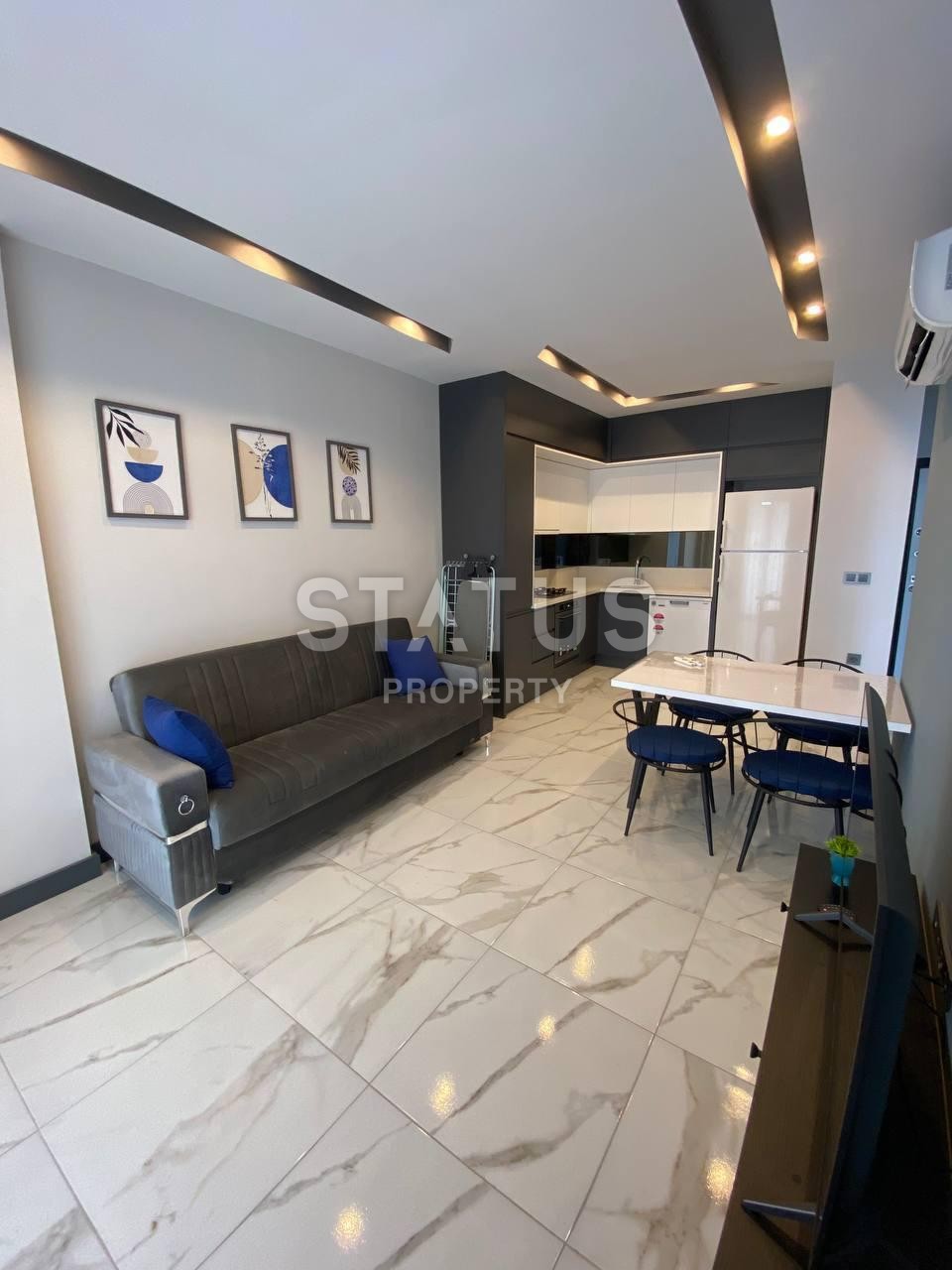 Новая квартира 1+1 с мебелью в Махмутларе, 50 м2 фото 9